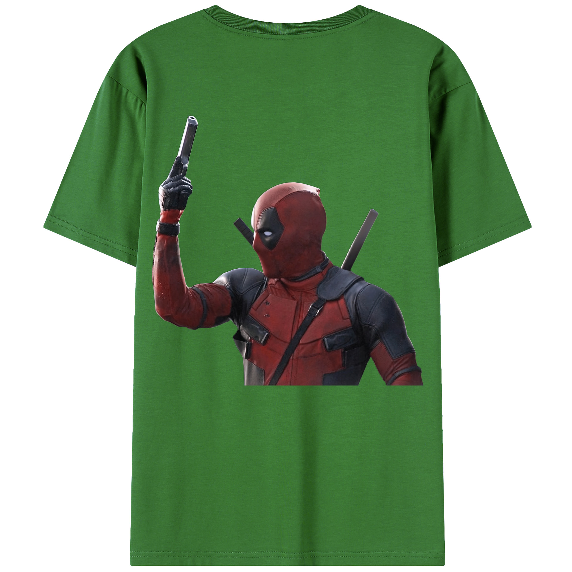 （画像用） Deadpool デッドプール レディース半袖Tシャツ(バックプリント)